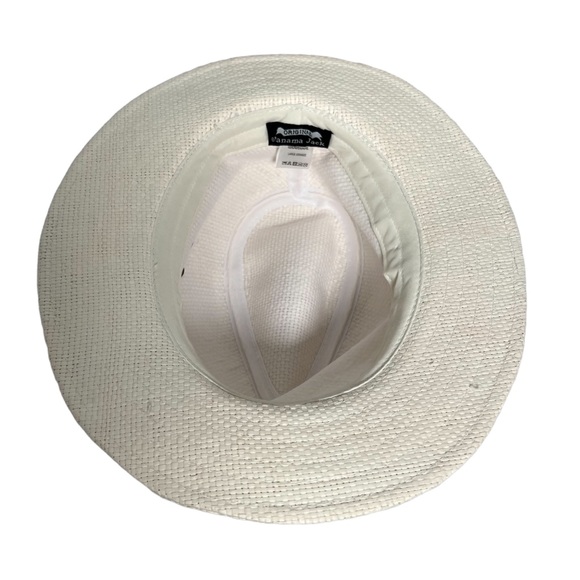 Panama Jack Original Men’s Woven Hat With Tropical Print Hat Band - Picture 6 of 10